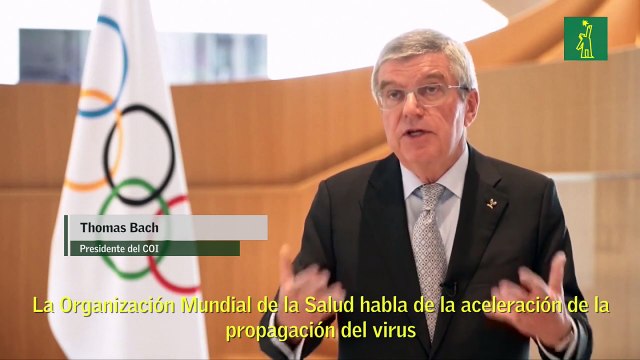 Presidente del COI afirma que el COVID-19 es un desafío sin precedentes para los Juegos