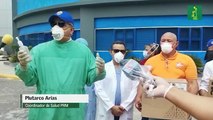 PRM dona equipos de protección a personal médico y de enfermería de hospitales en Santiago