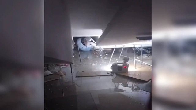 VIDEO | Caída del techo en un centro comercial de Perú deja tres muertos y más de 70 heridos