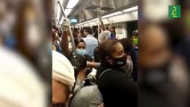 Rompen distancimiento social en el metro de Santo Domingo
