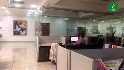 Altagracia Ortiz muestra redacción periódico Hoy en tiempos de COVID-19