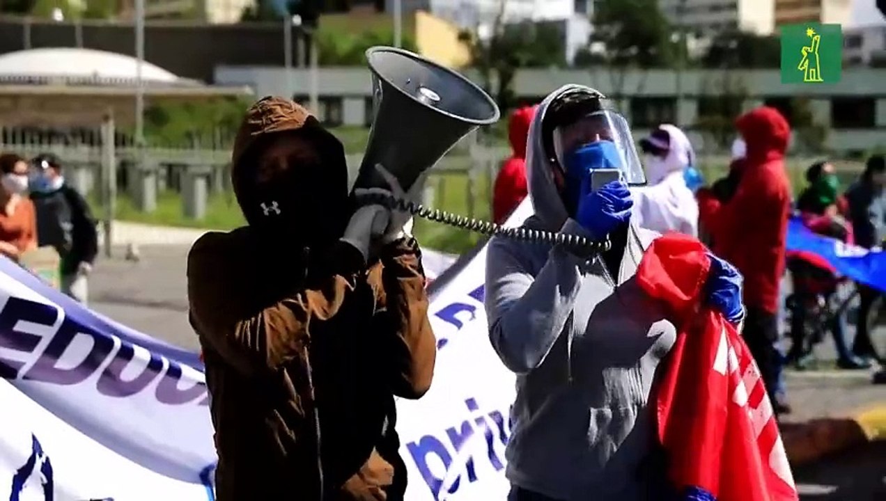 Recortes a las universidades ecuatorianas generan protestas en las calles pese a COVID-19