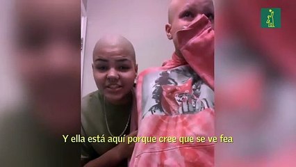 Joven muestra amor por su hermana que lucha contra el cáncer
