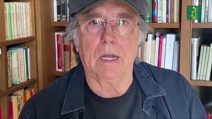 Mensaje de Joan Manue Serrat invitando a quedarse en casa