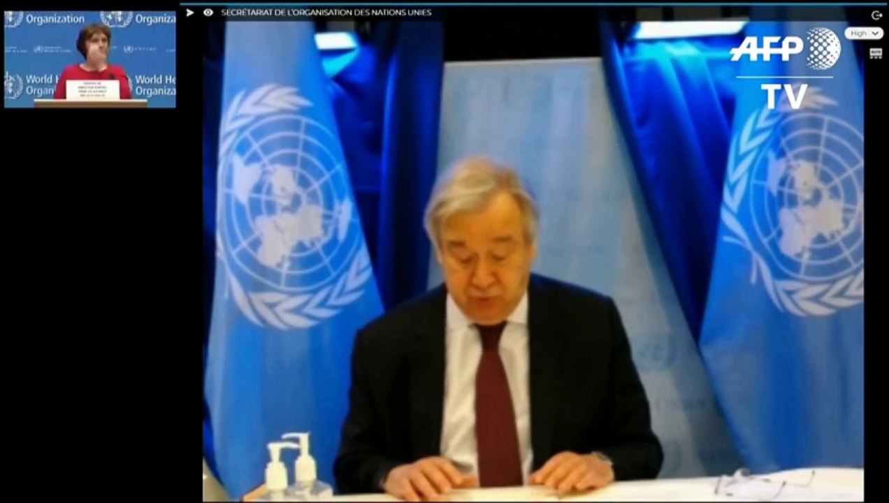 Guterres: El mundo paga "alto precio" por divisiones ante pandemia
