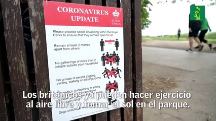 Parques reabiertos en Reino Unido, que inicia el desconfinamiento