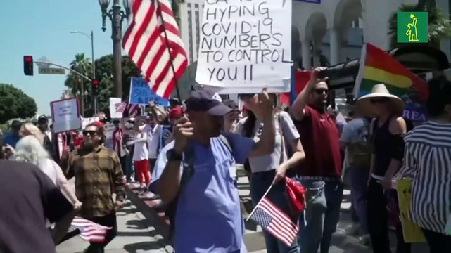¡Abran California! , claman en manifestaciones contra el confinamiento por la pandemia