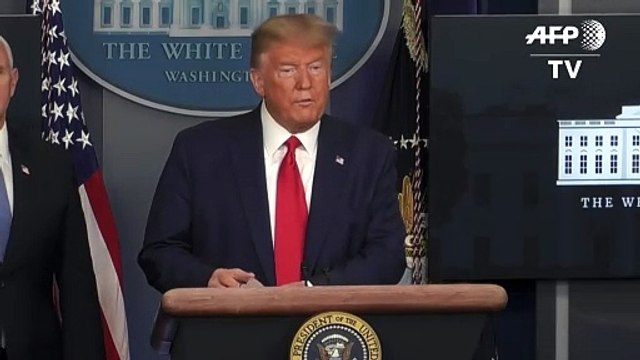 Trump advierte a estadounidenses que las próximas dos semanas serán muy, muy difíciles