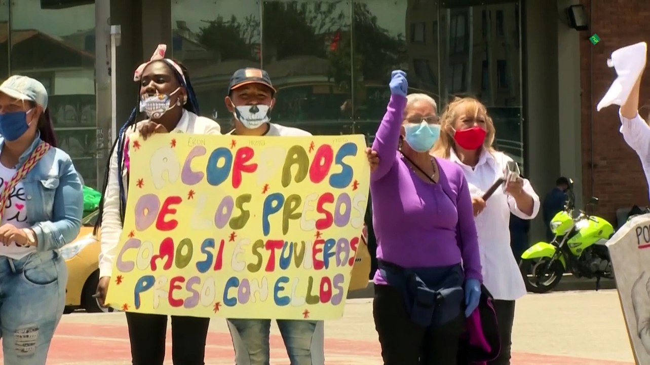 Familiares de reclusos exigen mejores condiciones sanitarias en cárceles colombianas