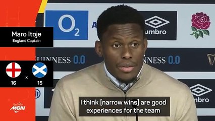 Itoje hopes for less 'narrow' wins as England edge out Scotland
