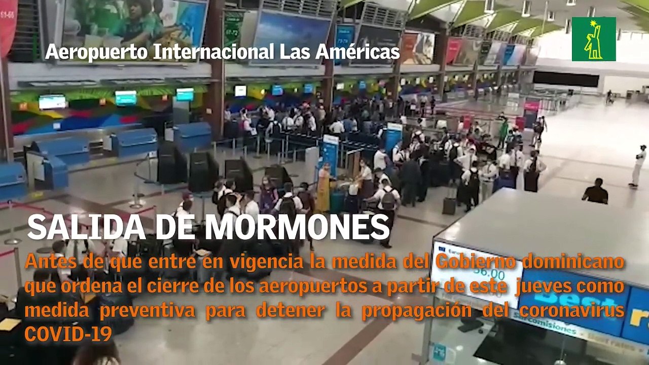 Salida de mormones a través del Aeropuerto Inte...