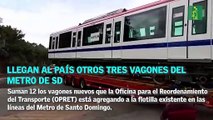 Llegan al país otros tres vagones del Metro de Santo Domingo