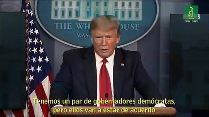 Trump dice que su autoridad para decidir "reapertura" de EEUU es "total" y mantiene el cierre fronterizo con Europa