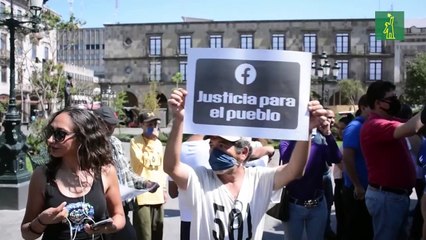 Comerciantes protestan en Jalisco contra políticas de confinamiento