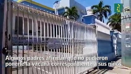 Centro Sanitario de la calle Galván no está aplicando vacunas a niños