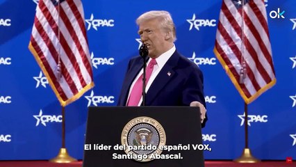 Trump elogia a Abascal en la cumbre de los conservadores en EEUU: "Haces un gran trabajo"