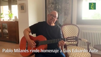 Pablo Milanés rinde homenaje a Luis Eduardo Aute