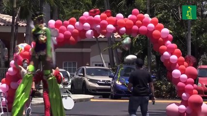 "Besos a distancia", original iniciativa de hogar de ancianos por Día de las Madres