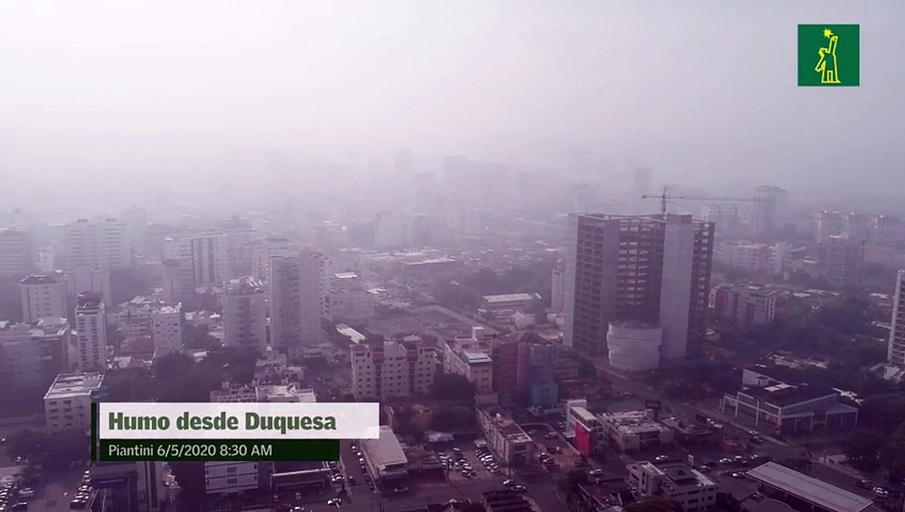 Humo de Duquesa  en Santo Domingo el 6 de mayo.
