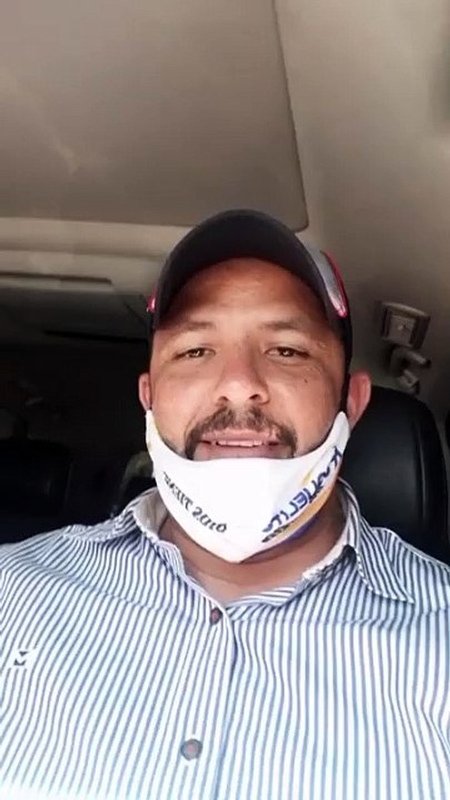 Graba un video desde yipeta del alcalde de Puerto Plata y lo botan del PRM