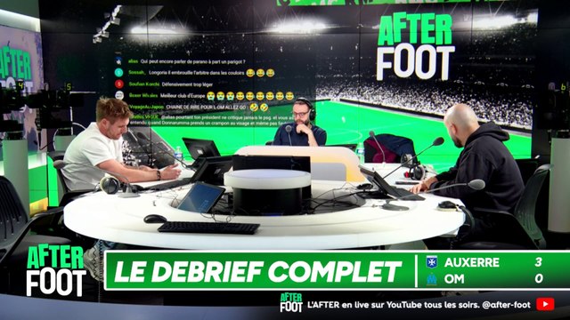 Auxerre 3-0 OM : Le débrief complet de l’After Foot après le cauchemar marseillais