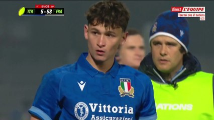 Les Bleuets se relancent avec une large victoire en Italie - Rugby - Tournoi U20