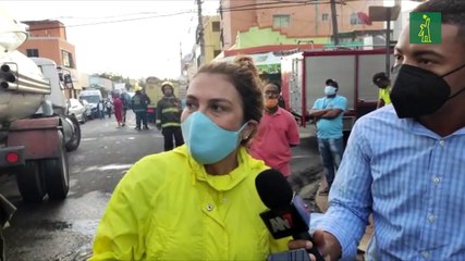 Incendio en fábrica de papel en Villa Juana