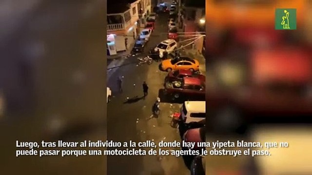 Confuso incidente entre policías y ciudadanos en los kilómetros de la carretera Sánchez