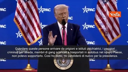 Trump: ?Mi sono ricandidato per cacciare criminali e gang di immigrati illegali?