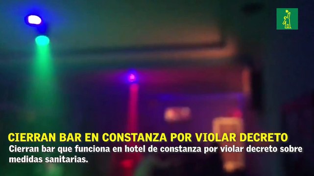 Cierran bar funciona en hotel de constanza por violar decreto sobre medidas sanitarias.