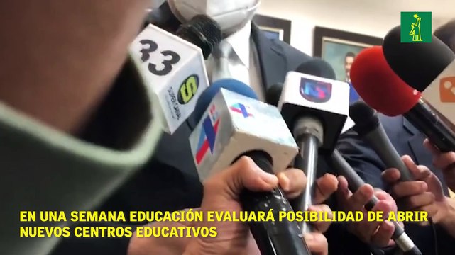 En una semana Educación evaluará posibilidad de abrir nuevos centros educativos.