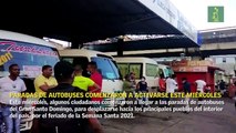 Paradas de autobuses comenzaron a activarse este miércoles