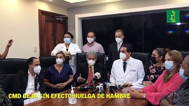 Colegio de Médicos Dominicanos deja sin efecto huelga de hambre.