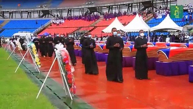 Guinea Ecuatorial llora a las víctimas de Bata en un funeral de Estado