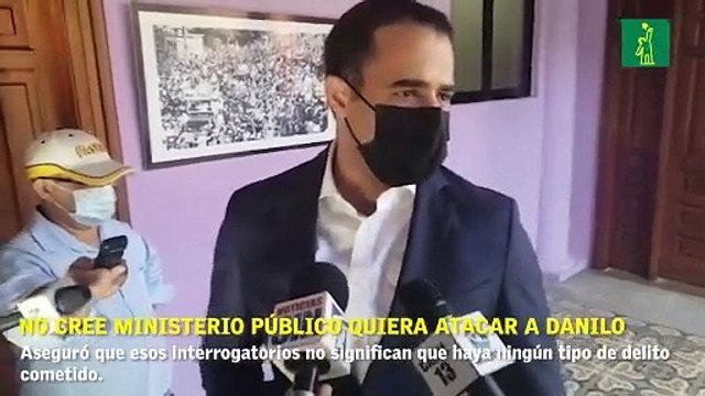 José Dantés no cree Ministerio Público quiera atacar al entorno de Danilo Medina.