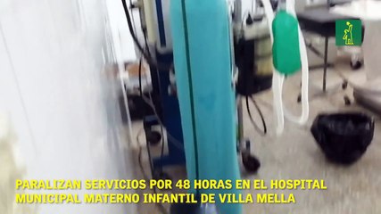 Paralizan servicios por 48 horas en el hospital municipal materno infantil de Villa Mella.
