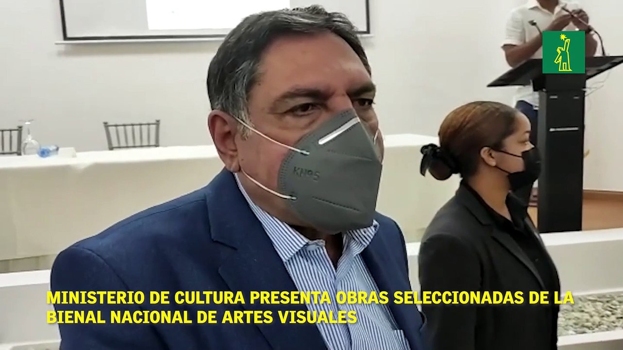 MInisterio de cultura presenta obras seleccionadas de la Bienal nacional de artes visuales.