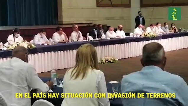 Abinader dice en el país hay situación con invasión de terrenos.