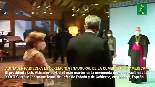 Presidente Abinader participa en la ceremonia inaugural de la Cumbre Iberoamericana