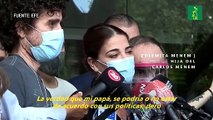 Hija de Carlos Menem dice que llevará con orgullo su apellido