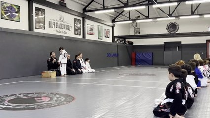 Nam gets 2nd Gray Belt Stripe