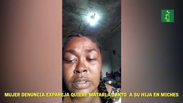 Una mujer denunció a través de las redes sociales que su expareja pretende matarla a machetazos junto a su hija.