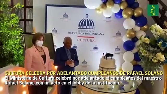 Cultura celebra por adelantado cumpleaños de Rafael Solano
