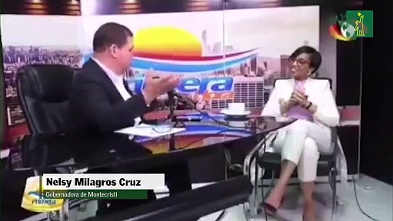 “Compañeros, sus horas están contadas para disfrutar del manjar del poder”: dijo la gobernadora de Montecristi, Nelsy Milagros Cruz, en una entrevista