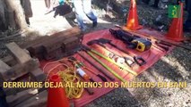 Derrumbe deja al menos dos muertos en Baní