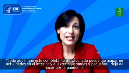 La población vacunada de EEUU podrá ir sin mascarilla en espacios cerrados.