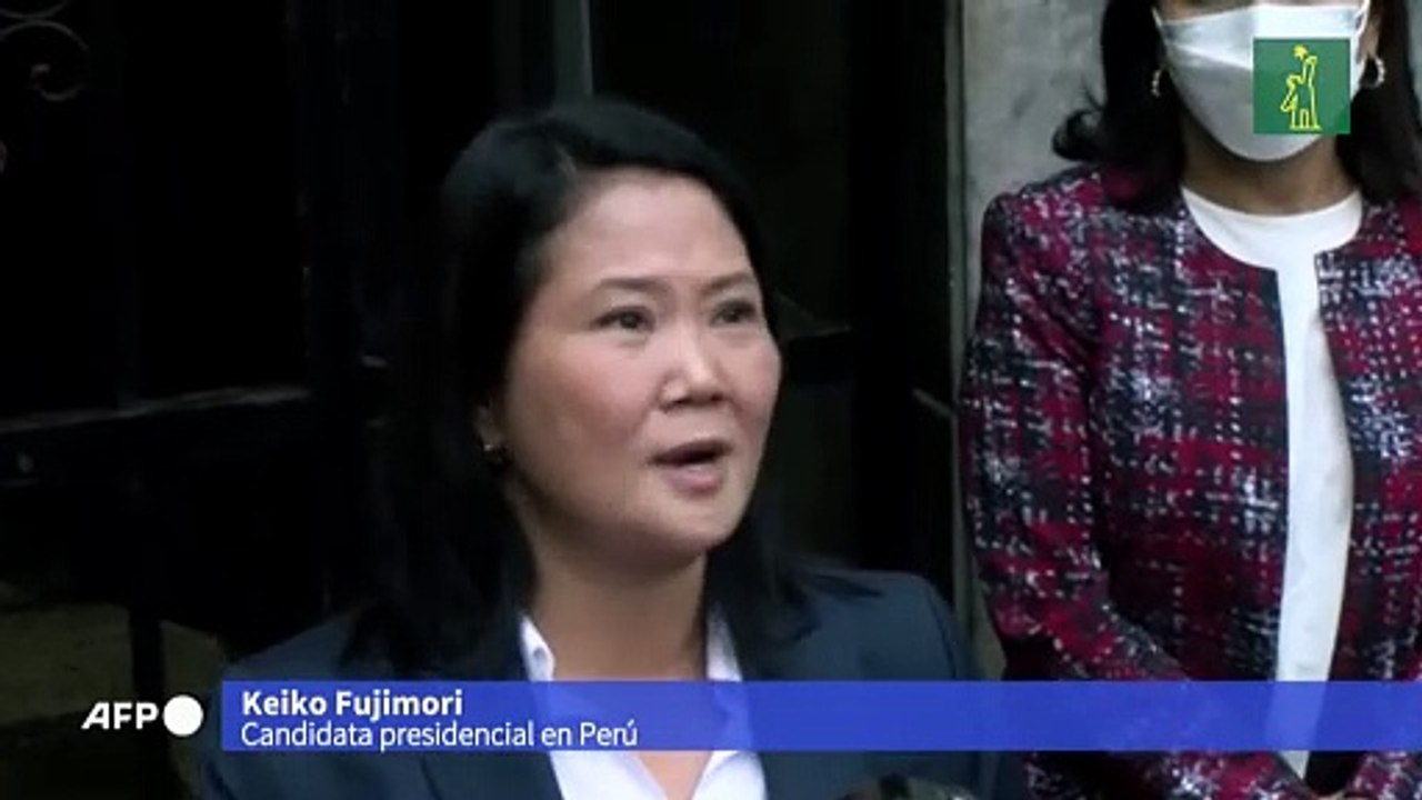 Keiko Fujimori pide auditoría internacional para revisar elecciones en Perú