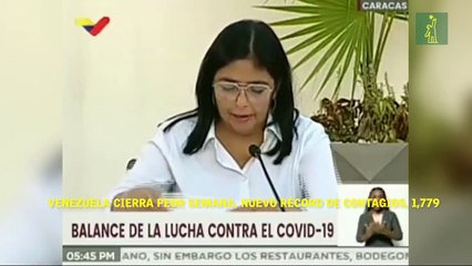 Venezuela cierra peor semana de pandemia con nuevo récord de contagios, 1,779