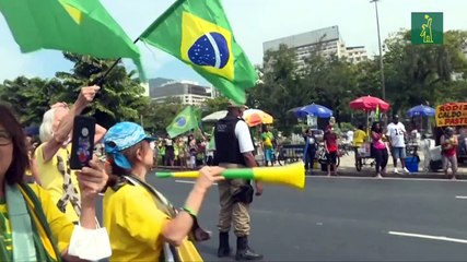 Bolsonaro encabeza una manifestación de motociclistas en Brasil
