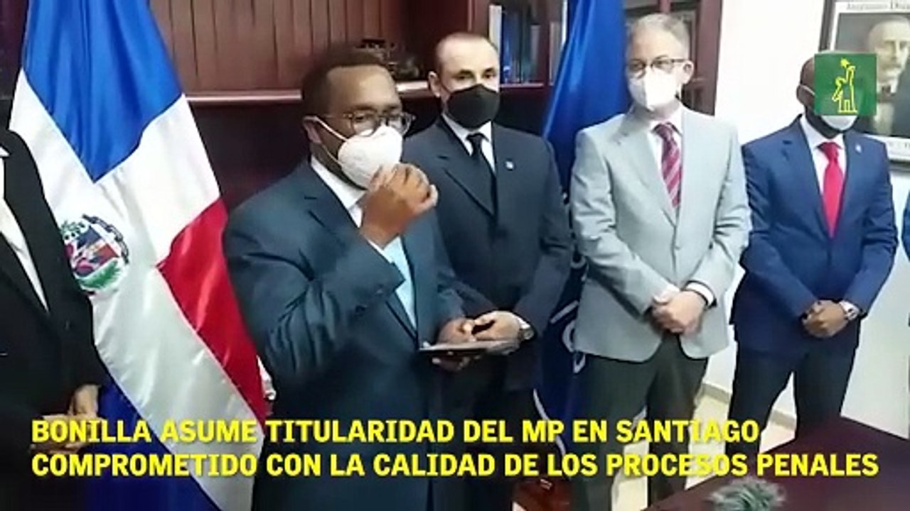 Bonilla asume titularidad del MP en Santiago.